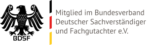 Mitglied im Bundesverband Deutscher Sachverständiger und Fachgutachter e.V.